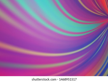 Light Blue, Red vector abstract blurred pattern. Glitter abstract illustration with an elegant design. A completely new template for your design.
