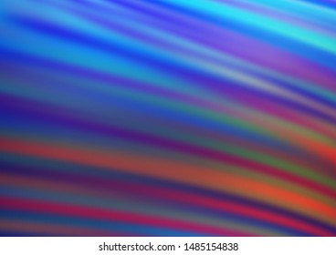 Light Blue, Red vector abstract bright template. A completely new color illustration in a bokeh style. The template can be used for your brand book.