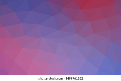 Light Blue, Red vector abstract mosaic backdrop. Brand new colorful illustration in with gradient. Completely new template for your business design.
