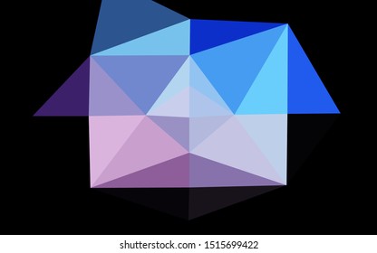 Light Blue, Red vector abstract mosaic backdrop. Colorful illustration in abstract style with gradient. Brand new design for your business.