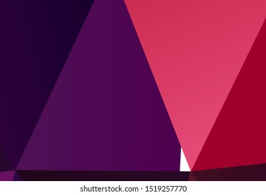 Light Blue, Red vector abstract mosaic background. Polygonal abstract illustration with gradient. Brand new design for your business.