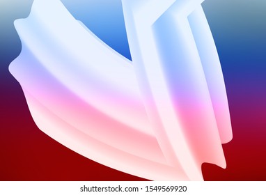 Light Blue, Red vector abstract layout. A completely new colored illustration in blur style. Elegant background for a brand book.