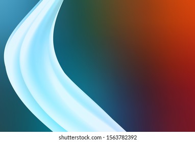 Light Blue, Red vector abstract layout. Glitter abstract illustration with gradient design. Background for a cell phone.