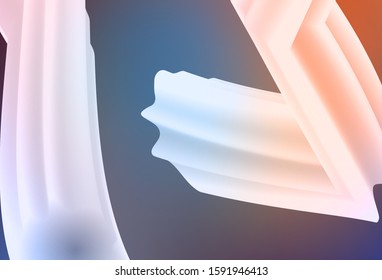 Light Blue, Red vector abstract blurred background. Modern abstract illustration with gradient. Elegant background for a brand book.
