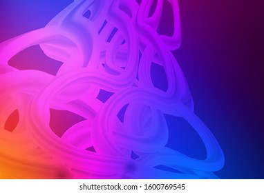 Light Blue, Red vector abstract blurred background. A completely new colored illustration in blur style. Background for a cell phone.