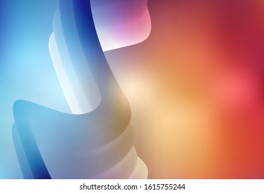 Light Blue, Red vector abstract bright template. Abstract colorful illustration with gradient. Blurred design for your web site.