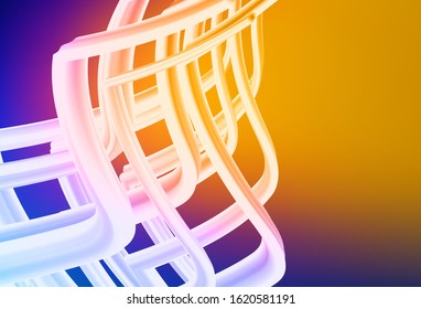 Light Blue, Red vector abstract blurred layout. Abstract colorful illustration with gradient. Background for a cell phone.