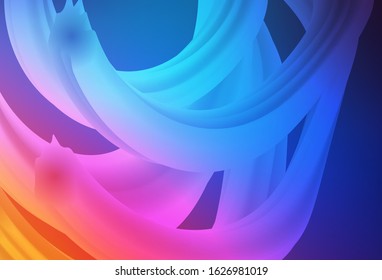 Light Blue, Red vector abstract blurred background. New colored illustration in blur style with gradient. Background for a cell phone.