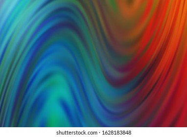 Light Blue, Red vector abstract bright texture. New colored illustration in blur style with gradient. Completely new design for your business.