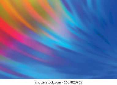 Light Blue, Red vector abstract blurred background. Colorful abstract illustration with gradient. New way of your design.