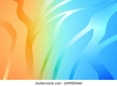 Light Blue, Red vector abstract bright template. A completely new colored illustration in blur style. New way of your design.