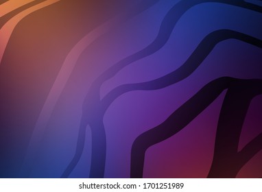 Plantilla brillante abstracta de color azul claro, vector rojo. Ilustración creativa en estilo de medio tono con degradado. Fondo para los diseños.