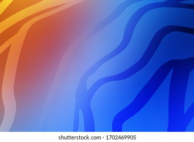 Light Blue, Red vector abstract bright pattern. New colored illustration in blur style with gradient. Completely new design for your business.