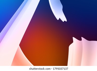 Light Blue, Red vector abstract blurred background. Creative illustration in halftone style with gradient. Smart design for your work.
