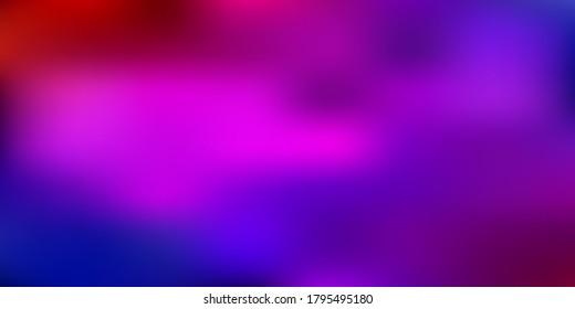 Light blue, red vector abstract blur background. Colorful gradient abstract illustration in blur style. Best choice for your design.