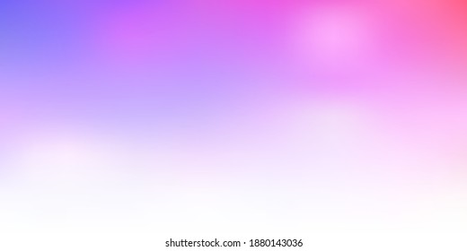 Light blue, red vector abstract blur layout. Modern elegant blur illustration with gradient. Your design for applications.