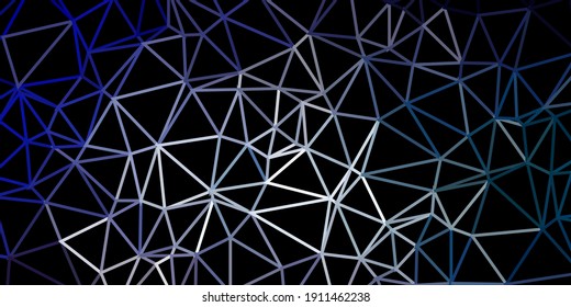 Light blue, red vector abstract triangle background. Illustration in broken glass style with triangles. Modern design for your apps.