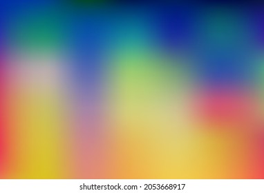 Azul claro, fondo abstracto vectorial rojo borroso. Una ilustración de color completamente nueva en un estilo bokeh. Nuevo estilo para su diseño de negocio.