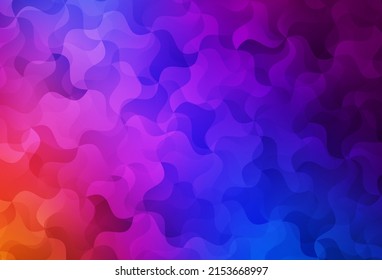 Light Blue, Red vector abstract polygonal template. Modern abstract illustration with triangles. New template for your brand book.