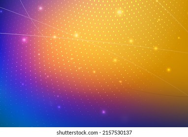 Light Blue, Red vector Abstract illustration with colored bubbles in nature style. Illustration with set of shining colorful abstract circles. Smart design for business ads.