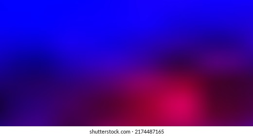 Light blue, red vector abstract blur template. Colorful illustration with gradient in halftone style. Background for web designers.