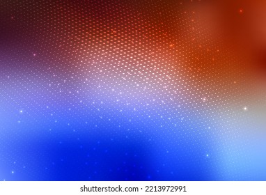 Light Blue, Red vector Abstract illustration with colored bubbles in nature style. Blurred decorative design in abstract style with bubbles. Smart design for business ads.