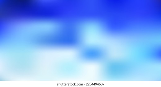 Fondo de desenfoque abstracto de vector rojo y azul claro. Ilustración abstracta de gradiente colorido en estilo borroso. Patrón inteligente para sitios web.