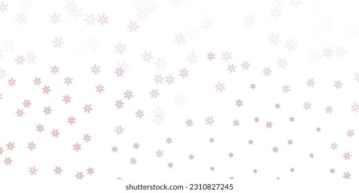 Textura abstracta vectorial roja y azul claro con hojas. hojas sobre un elegante patrón natural con gradiente. Diseño inteligente para folletos, libros.