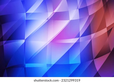 Light Blue, Red vector abstract mosaic backdrop. Colorful illustration in polygonal style with gradient. A completely new design for your leaflet.