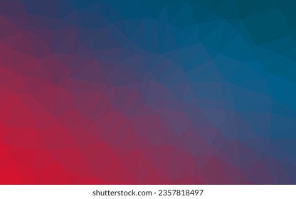 Hellblau, roter Vektorgrafik abstraktes polygonal Layout. Kreative Illustration im Stil der Halbfone mit Farbverlauf. Komplett neue Vorlage für Ihr Business Design.