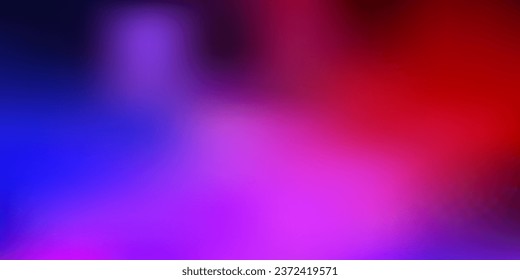 Light blue, red vector abstract blur background. Colorful illustration with gradient in halftone style. Your design for applications.