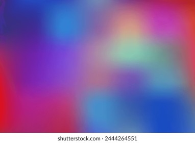 Azul claro, Vector rojo abstracto brillante Plantilla. Ilustración creativa en estilo de semitonos con degradado. Nueva Plantilla para su diseño.