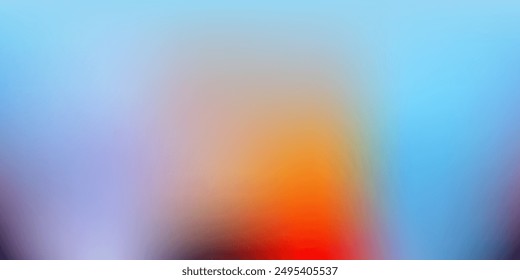 Light Blue, Red vector abstract blur pattern. Modern elegant blur illustration with gradient. Background for web designers.