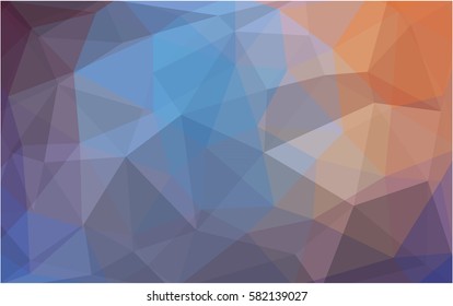 Light Blue, Red vector abstract textured polygonal background. Blurry triangle design. Pattern can be used for background.