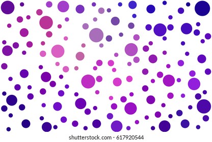 Light Blue, Red vector abstract pattern with circles. Geometry template for your business design. Background with colored spheres.