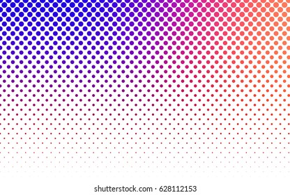Light Blue, Red vector abstract pattern with circles. Geometry template for your business design. Background with colored spheres.