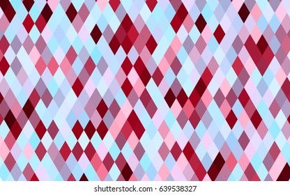 Light Blue, Red vector abstract polygonal background. Shining illustration, which consist of triangles. The best triangular design for your business.
