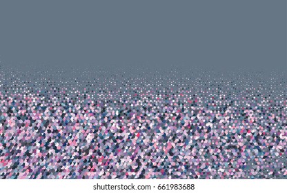 Light Blue, Red vector abstract textured polygonal background. Brand-new blurry hexagonal design. Pattern can be used for background.