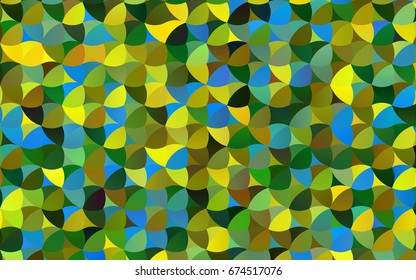 Light Blue, Red vector abstract pattern with circles. Geometry template for your business design. Background with colored spheres.