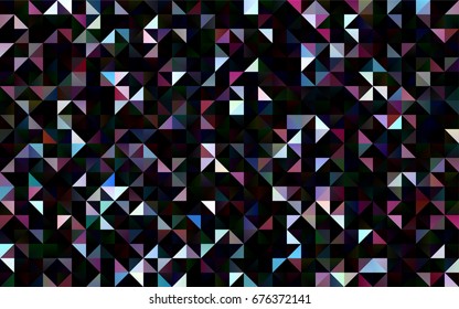 Light Blue, Red vector abstract mosaic pattern. Modern geometrical abstract illustration with gradient. A completely new design for your business.