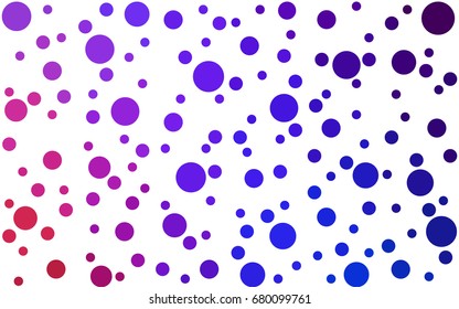 Light Blue, Red vector abstract pattern with circles. Geometry template for your business design. Background with colored spheres.