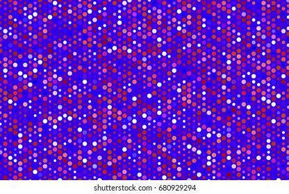 Light Blue, Red vector abstract pattern with circles. Geometry template for your business design. Background with colored spheres.
