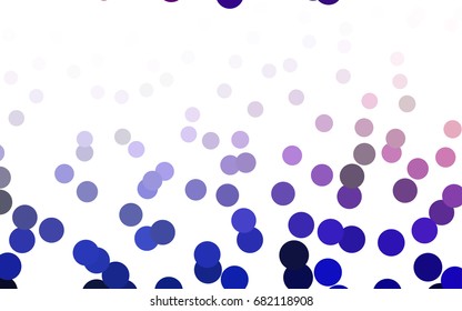 Light Blue, Red vector abstract pattern with circles. Geometry template for your business design. Background with colored spheres.