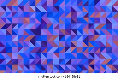Light Blue, Red vector abstract polygonal background. Creative illustration in halftone style with gradient. Triangular pattern for your business design.