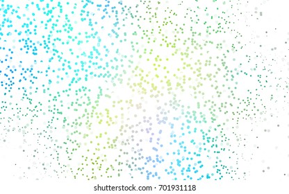 Light Blue, Red vector abstract pattern with circles. Geometry template for your business design. Background with colored spheres.