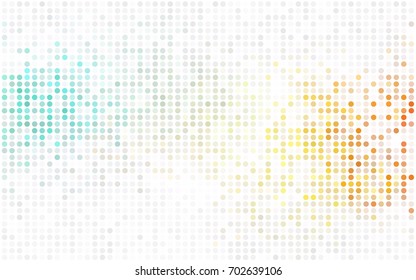 Light Blue, Red vector abstract pattern with circles. Geometry template for your business design. Background with colored spheres.
