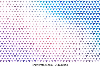 Light Blue, Red vector abstract colorful background, which consist of triangles. Pattern with colored triangles on white background.