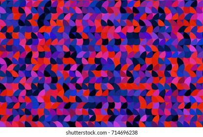 Light Blue, Red vector abstract pattern with circles. Geometry template for your business design. Background with colored spheres.