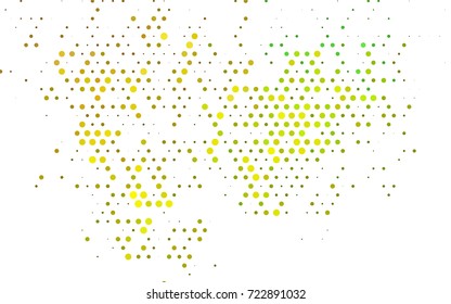 Light Blue, Red vector abstract pattern with circles. Geometry template for your business design. Background with colored spheres.