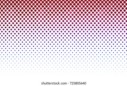 Light Blue, Red vector abstract pattern with circles. Geometry template for your business design. Background with colored spheres.